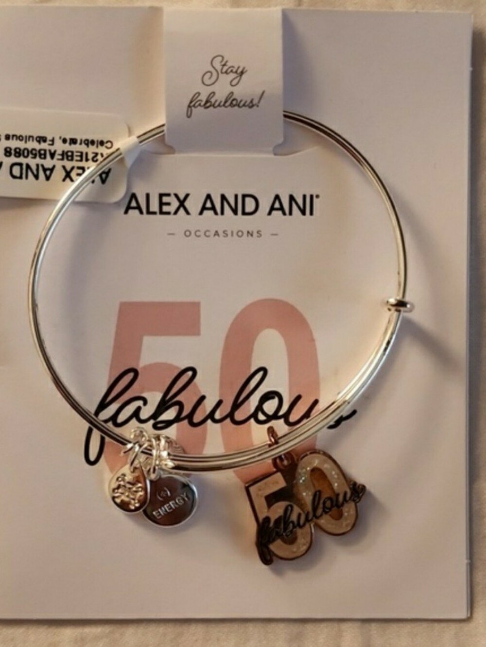 Alex and Ani Fabulous 50 Bracelet Bangle NWT